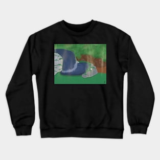 Familiar: The Nymph and the Hunter Crewneck Sweatshirt